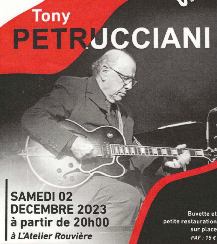 Tony Petrucciani en concert à l'USCRM le 2 décembre 2023